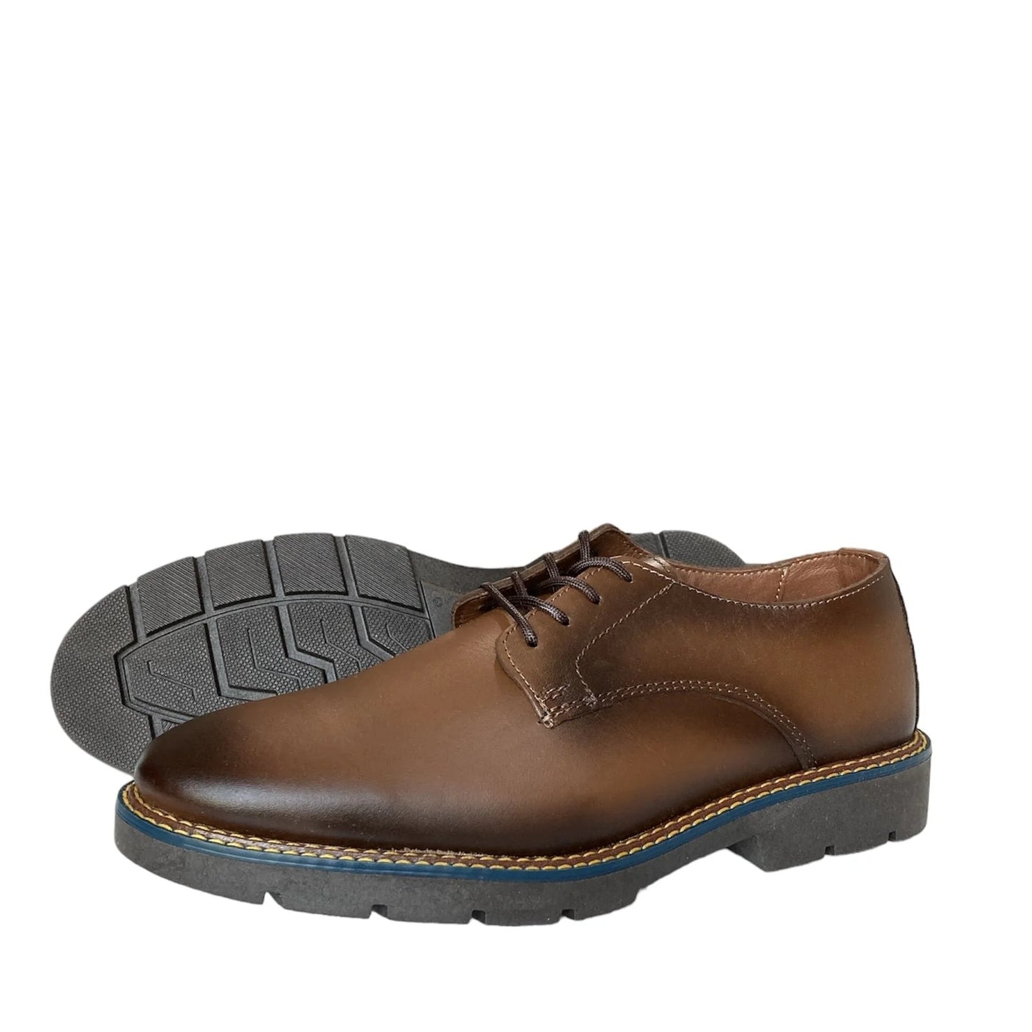 Zapato Casual Miel Piel Real