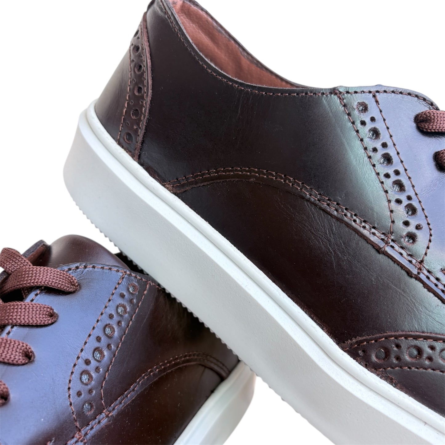 Tenis Casual Bostoniano Piel Sulkin Vino