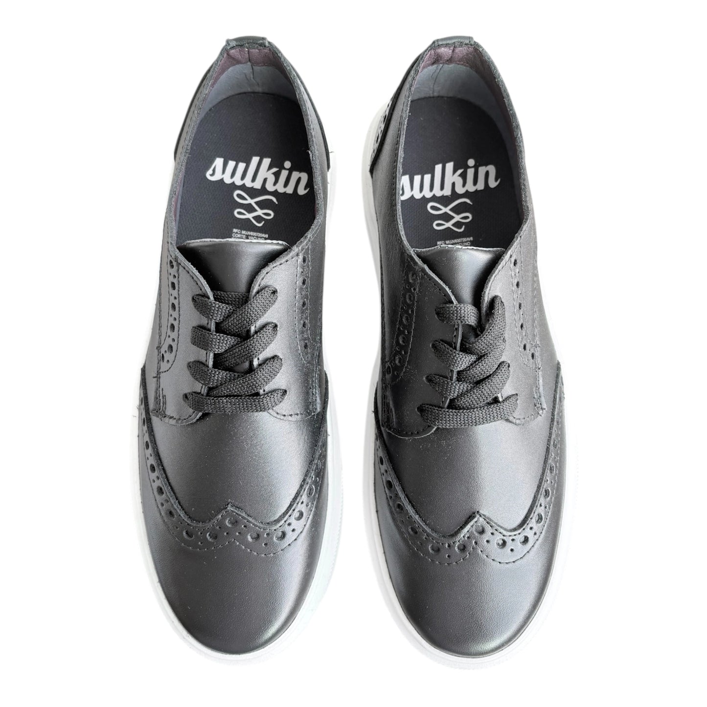 Tenis Casual Bostoniano Piel Sulkin Negro